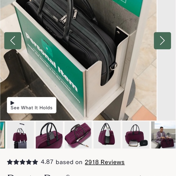 NWOT Nomad Lane Bento Bag - Venetian Violet - Picture 9 of 16